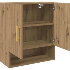 vidaXL Mueble de pared 60 x 31 x 70 cm Roble artisan