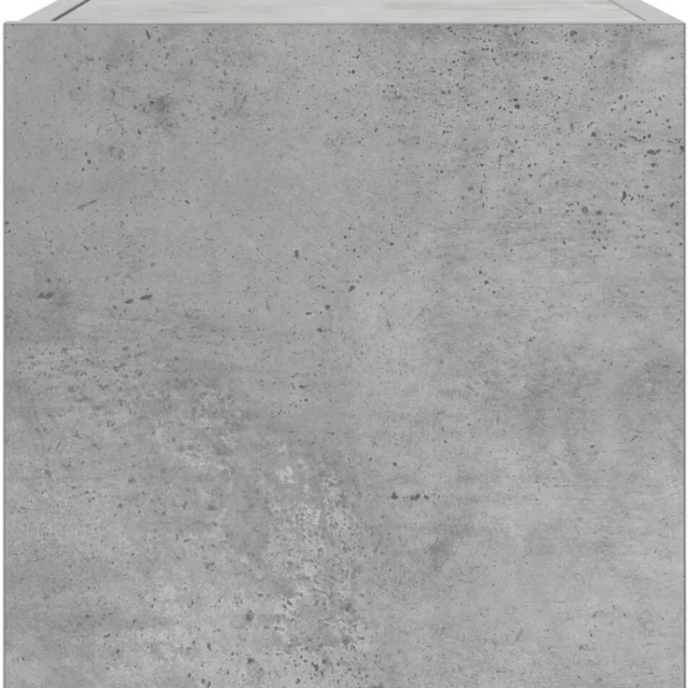 vidaXL Mueble de salón de pared gris hormigón 30,5x30x30 cm Gris hormigón Discount