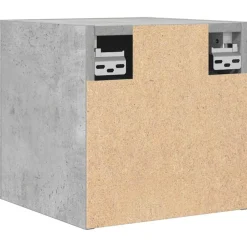 vidaXL Mueble de salón de pared gris hormigón 30,5x30x30 cm Gris hormigón Discount