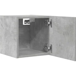 vidaXL Mueble de salón de pared gris hormigón 30,5x30x30 cm Gris hormigón Discount