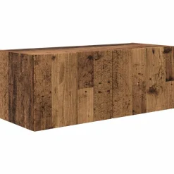 vidaXL Mueble de TV 8 pcs Madera vieja Madera envejecida New
