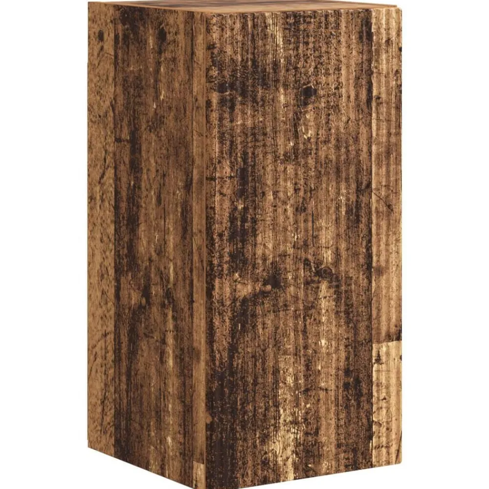 vidaXL Mueble de TV 8 pcs Madera vieja Madera envejecida New