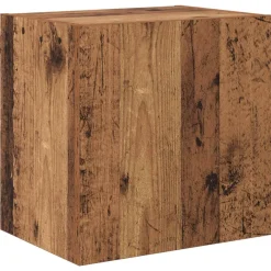 vidaXL Mueble de TV 4 pcs Madera de ingeniería Madera envejecida Clearance