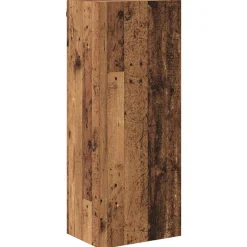 vidaXL Mueble de TV 4 pcs Madera de ingeniería Madera envejecida Clearance