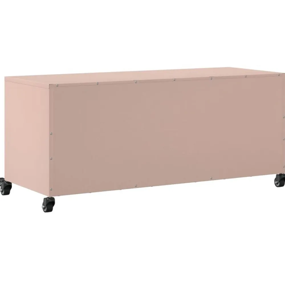 vidaXL Muebles Tv-Mueble de TV acero 100,5x39x43,5 cm