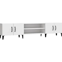 vidaXL Mueble de TV 180x31,5x40 cm madera de ingeniería Blanco Sale
