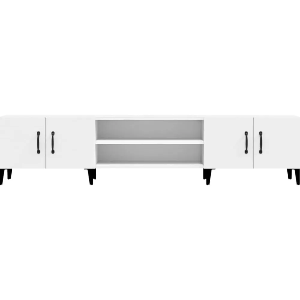 vidaXL Mueble de TV 180x31,5x40 cm madera de ingeniería Blanco Sale