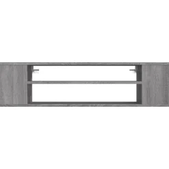 vidaXL Mueble de TV colgante madera contrachapada gris 100x30x26,5 cm Gris sonoma Hot
