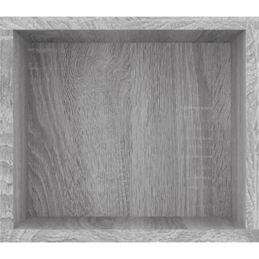 vidaXL Mueble de TV colgante madera contrachapada gris 100x30x26,5 cm Gris sonoma Hot