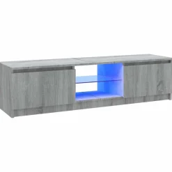 vidaXL Muebles Tv-Mueble de TV con luces LED 120x30x36 cm