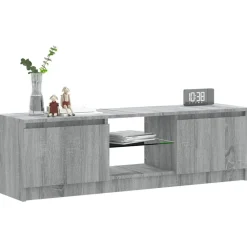 vidaXL Muebles Tv-Mueble de TV con luces LED 120x30x36 cm