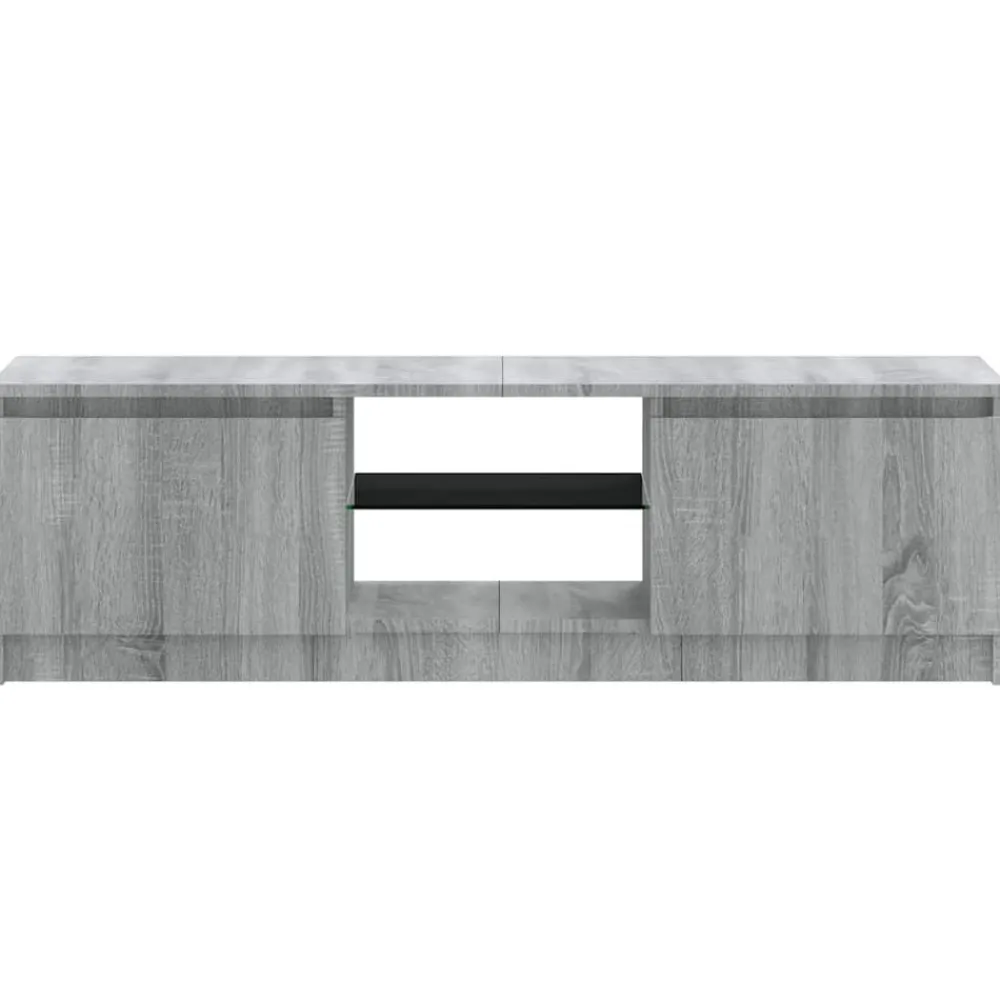 vidaXL Muebles Tv-Mueble de TV con luces LED 120x30x36 cm
