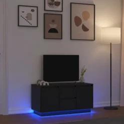 vidaXL Muebles Tv-Mueble de TV con luces LED 100x41x50 cm