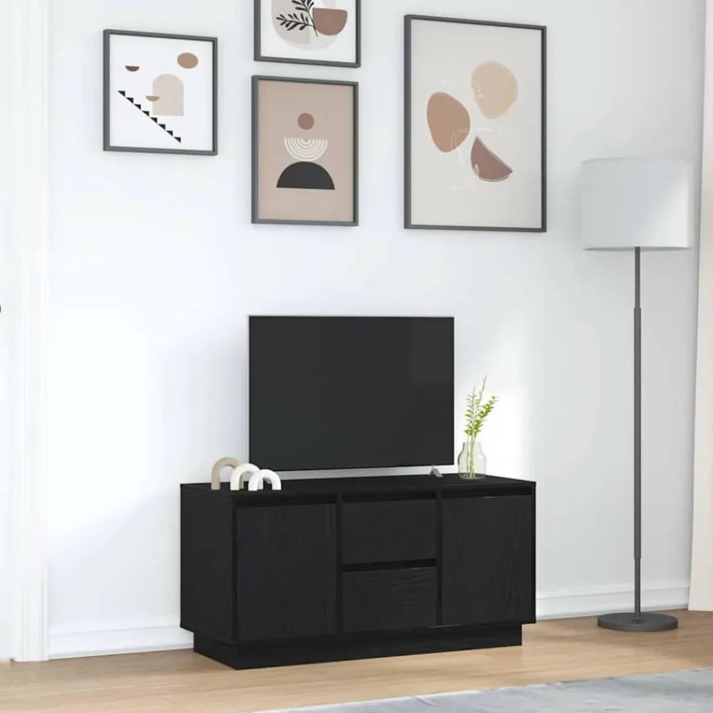 vidaXL Muebles Tv-Mueble de TV con luces LED 100x41x50 cm
