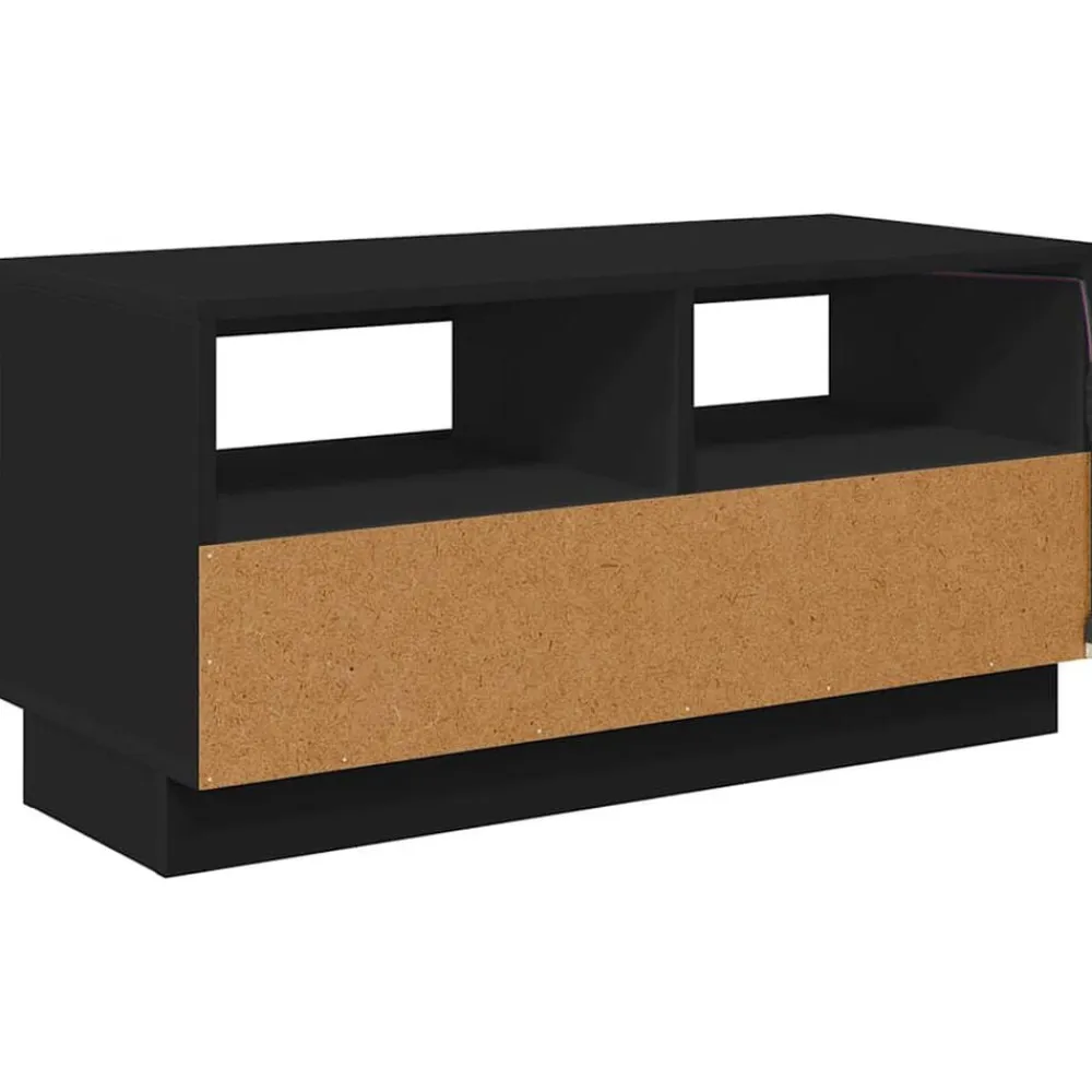 vidaXL Muebles Tv-Mueble de TV con luces LED 80x35x40 cm