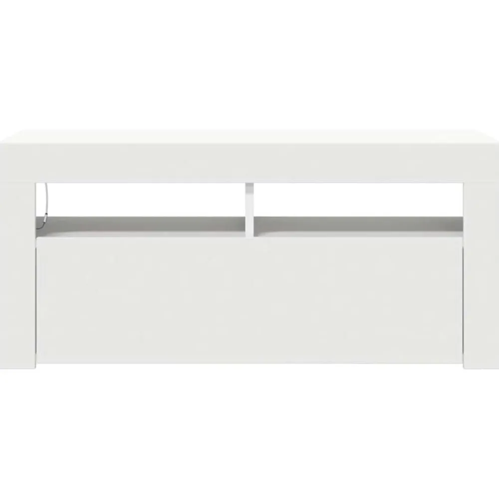 vidaXL Muebles Tv-Mueble de TV con luces LED 90x35x40 cm