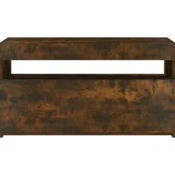 vidaXL Muebles Tv-Mueble de TV con luces LED 75x35x40 cm