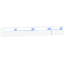 vidaXL Muebles Tv-Mueble de TV con luces LED 270x35x40 cm