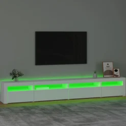 vidaXL Muebles Tv-Mueble de TV con luces LED 270x35x40 cm