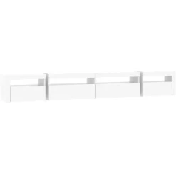 vidaXL Muebles Tv-Mueble de TV con luces LED 270x35x40 cm