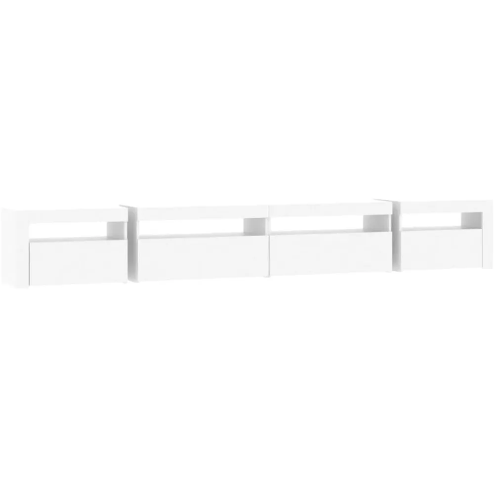 vidaXL Muebles Tv-Mueble de TV con luces LED 270x35x40 cm