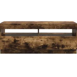 vidaXL Muebles Tv-Mueble de TV con luces LED 100x35x40 cm
