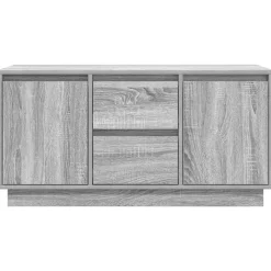 vidaXL Mueble de TV con luces LED Sonoma gris 100x41x50 cm Gris sonoma New