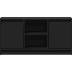 vidaXL Muebles Tv-Mueble de TV con LED madera de ingeniería 100x34x50 cm