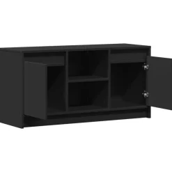 vidaXL Muebles Tv-Mueble de TV con LED madera de ingeniería 100x34x50 cm