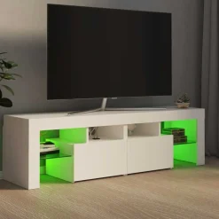 vidaXL Muebles Tv-Mueble de TV con luces LED 140x36,6x40 cm