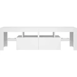 vidaXL Muebles Tv-Mueble de TV con luces LED 140x36,6x40 cm