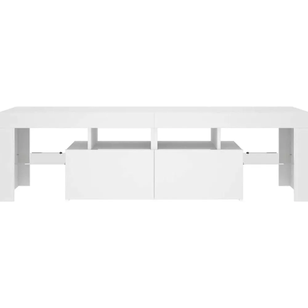 vidaXL Muebles Tv-Mueble de TV con luces LED 140x36,6x40 cm
