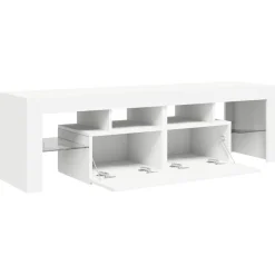 vidaXL Muebles Tv-Mueble de TV con luces LED 140x36,6x40 cm