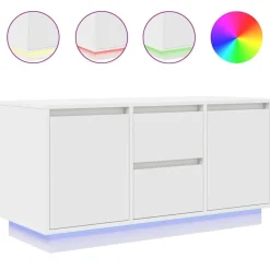 vidaXL Muebles Tv-Mueble de TV con luces LED 100x41x50 cm