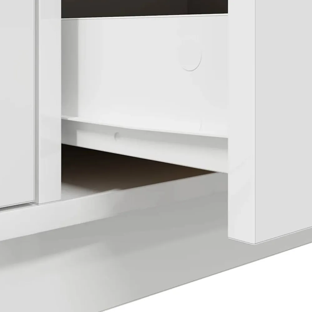 vidaXL Muebles Tv-Mueble de TV con luces LED 100x41x50 cm