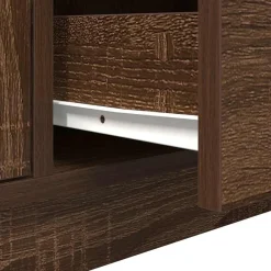vidaXL Mueble de TV con luces LED roble marrón 100x41x50 cm Marr&oacute;n roble Sale