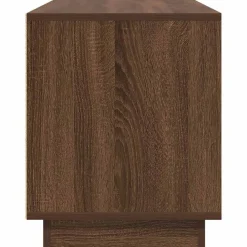 vidaXL Mueble de TV con luces LED roble marrón 100x41x50 cm Marr&oacute;n roble Sale