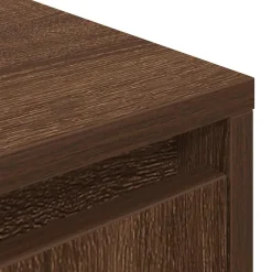 vidaXL Mueble de TV con luces LED roble marrón 100x41x50 cm Marr&oacute;n roble Sale