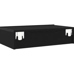vidaXL Mueble de TV con luces LED 60x35x15,5 cm Roble negro Online