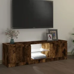 vidaXL Muebles Tv-Mueble de TV con luces LED 120x30x36 cm