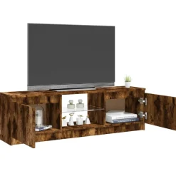 vidaXL Muebles Tv-Mueble de TV con luces LED 120x30x36 cm