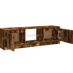 vidaXL Muebles Tv-Mueble de TV con luces LED 120x30x36 cm