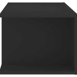 vidaXL Mueble de TV con luces LED 90x39x30 cm Negro Clearance