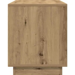 vidaXL Mueble de TV con luces LED roble artesanal 100x41x50 cm Roble artisan