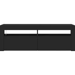 vidaXL Muebles Tv-Mueble de TV con luces LED 120x35x40 cm