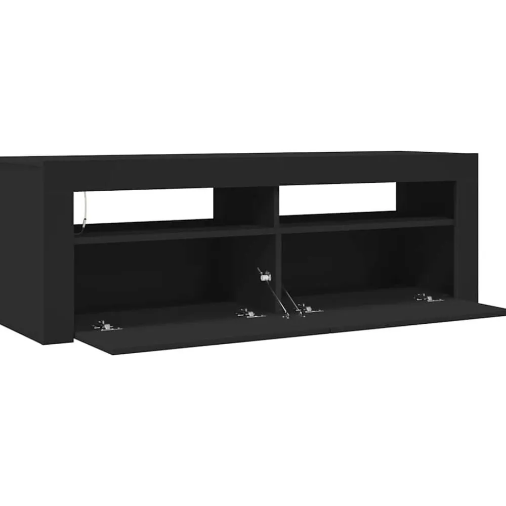 vidaXL Muebles Tv-Mueble de TV con luces LED 120x35x40 cm