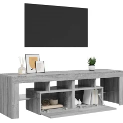vidaXL Muebles Tv-Mueble de TV con luces LED 140x36,5x40 cm