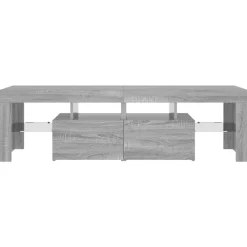 vidaXL Muebles Tv-Mueble de TV con luces LED 140x36,5x40 cm