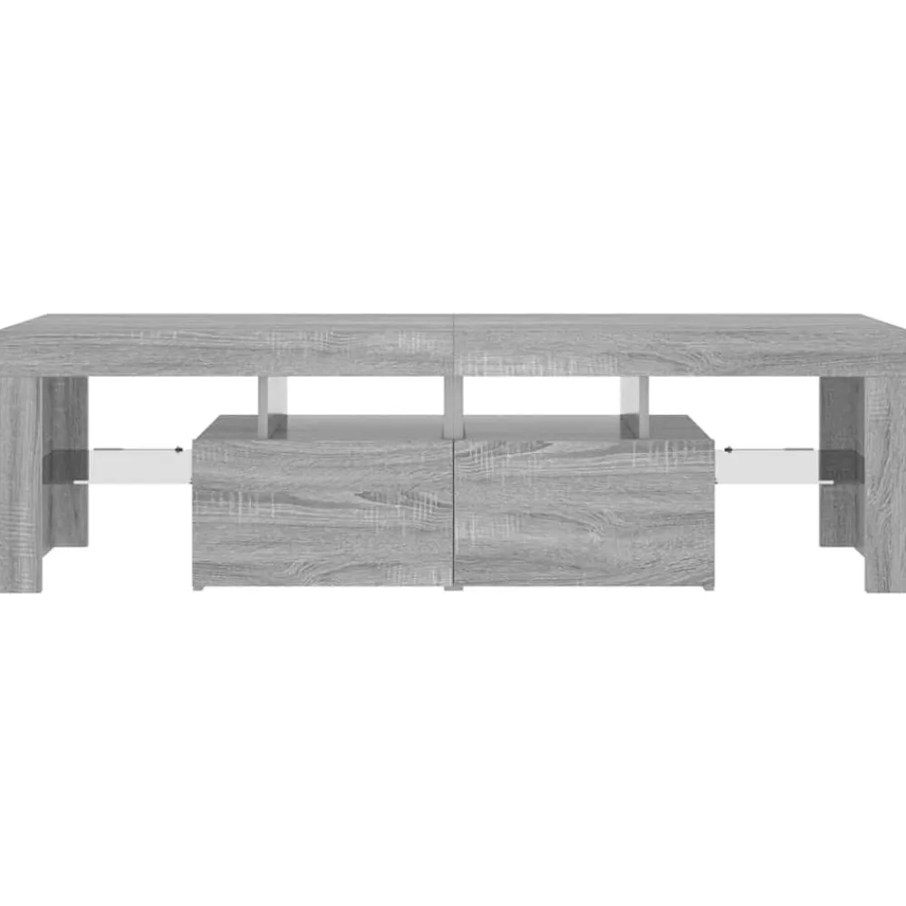 vidaXL Muebles Tv-Mueble de TV con luces LED 140x36,5x40 cm