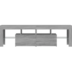 vidaXL Muebles Tv-Mueble de TV con luces LED 140x36,5x40 cm